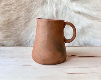 Rustic Wild Clay Mug // Pit Fire Pottery