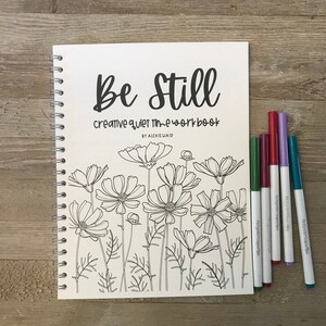 Be Still Adult Christian Coloring and Devotional Workbook