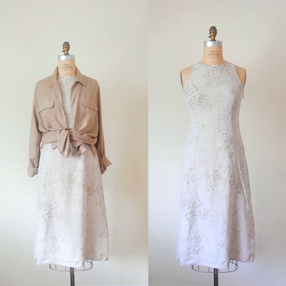 floral linen dress, floral dress, summer dresses,