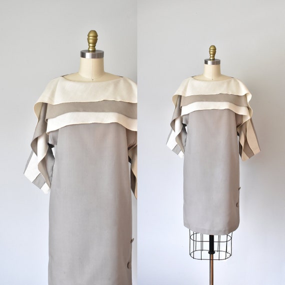 minimalist linen dress, shift dress, linen clothin