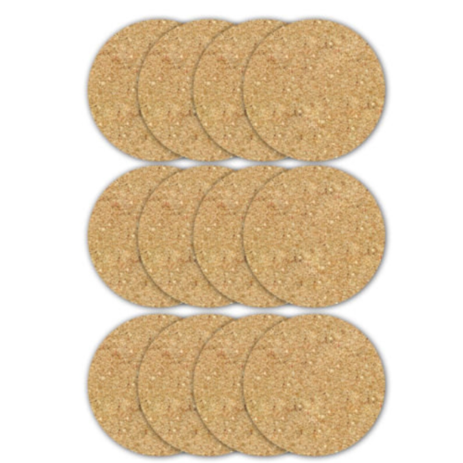 Blank Cork Circle Coasters Set of 12 Etsy