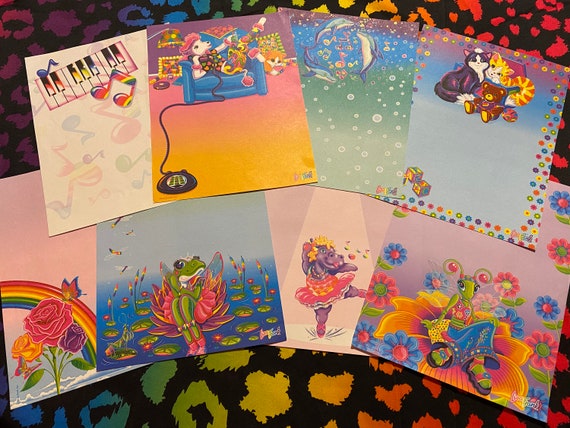 Lisa Frank Stationery Sheets - Etsy