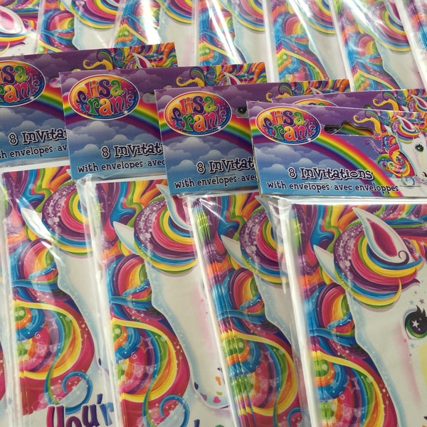 Lisa Frank Invitation - Etsy