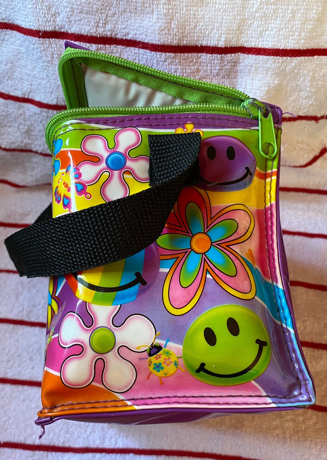 Vintage Lisa Frank Smiley Face Insulated Lunch Bag - Etsy UK