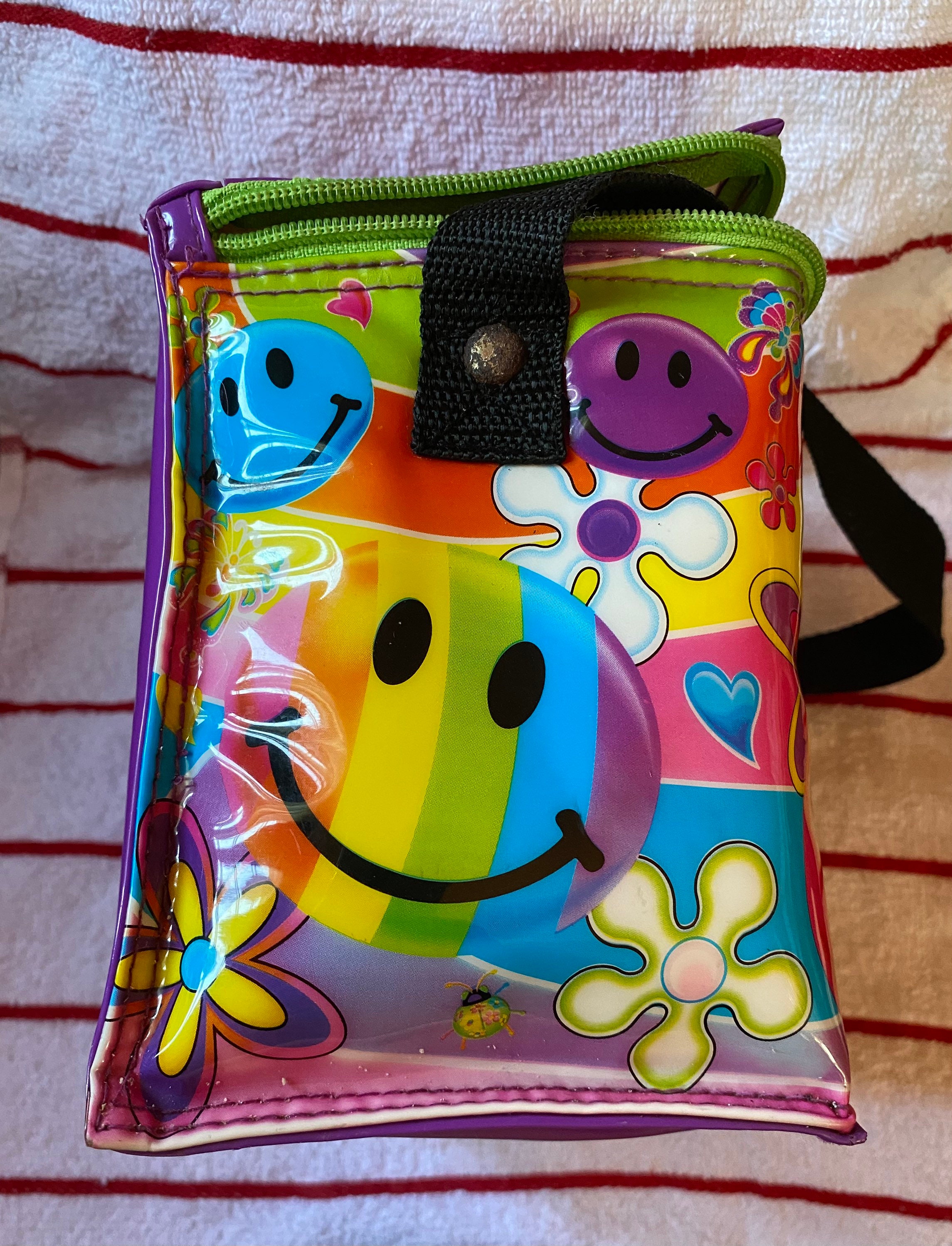 Vintage Lisa Frank Smiley Face Insulated Lunch Bag - Etsy UK