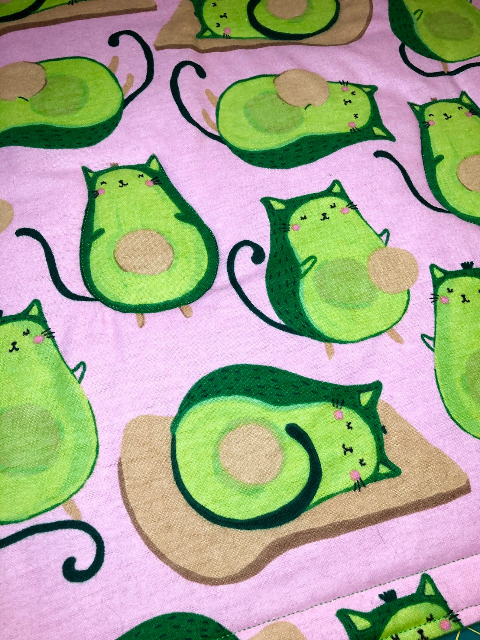 Cat Blanket/avogato Cat Blanket/mat/handmade/flannel Etsy