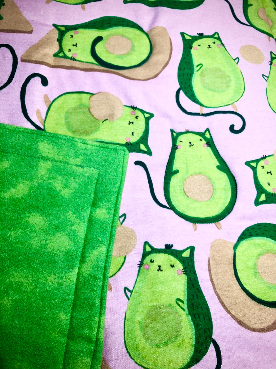 Cat Blanket/avogato Cat Blanket/mat/handmade/flannel Etsy