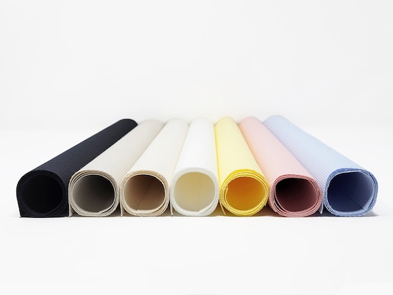 100% Cotton Aida Cloth for Cross Stitch - 14 & 18 Count, 15x18 inch