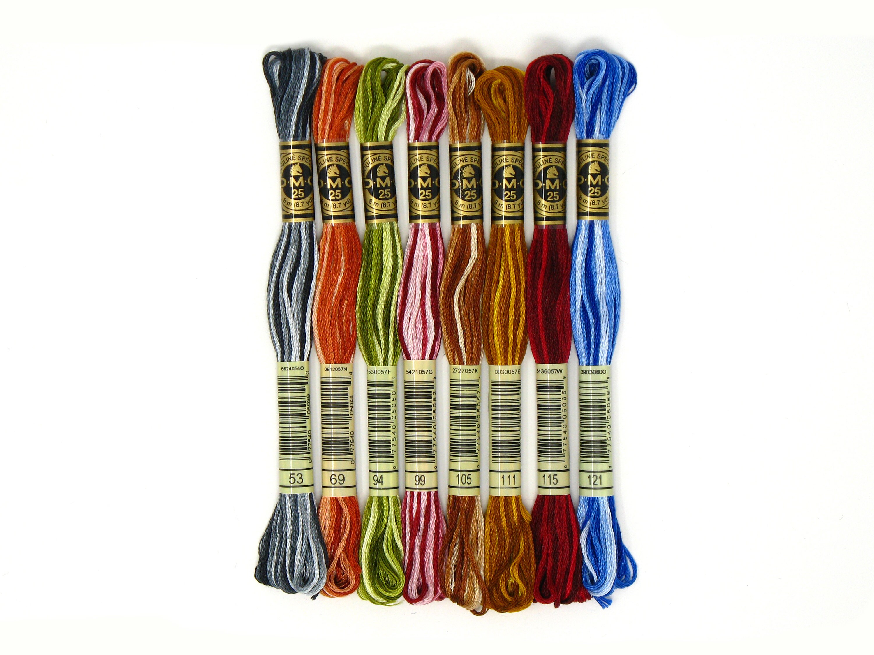8x Fall DMC Flosses, Dmc Threads, DMC Kit, Dmc Set of Colors, Dmc Cotton  Floss, Dmc Embroidery Floss, Greenthreads, Cross Stitch Floss 