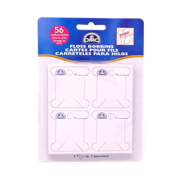 DMC Cardboard Bobbins (Set of 56)