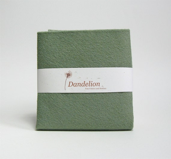 Sage Green Felt- Wool Blend- 2 Sizes Available