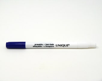 UNIQUE® Fast-fade Fabric Marker With Eraser Tip