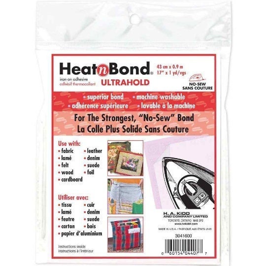 HeatnBond UltraHold Iron-On Adhesive For Dark Fabrics Pack, 17 in