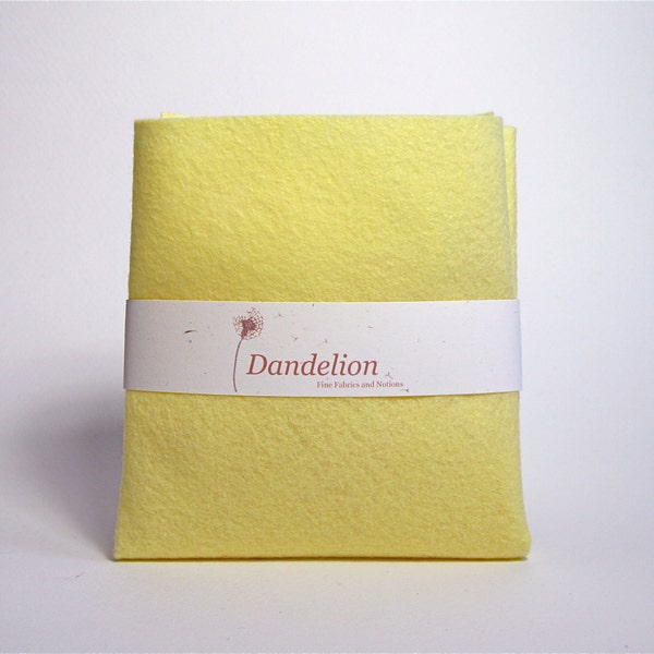 Lemon Ice Felt- Wool Blend- 2 Sizes Available