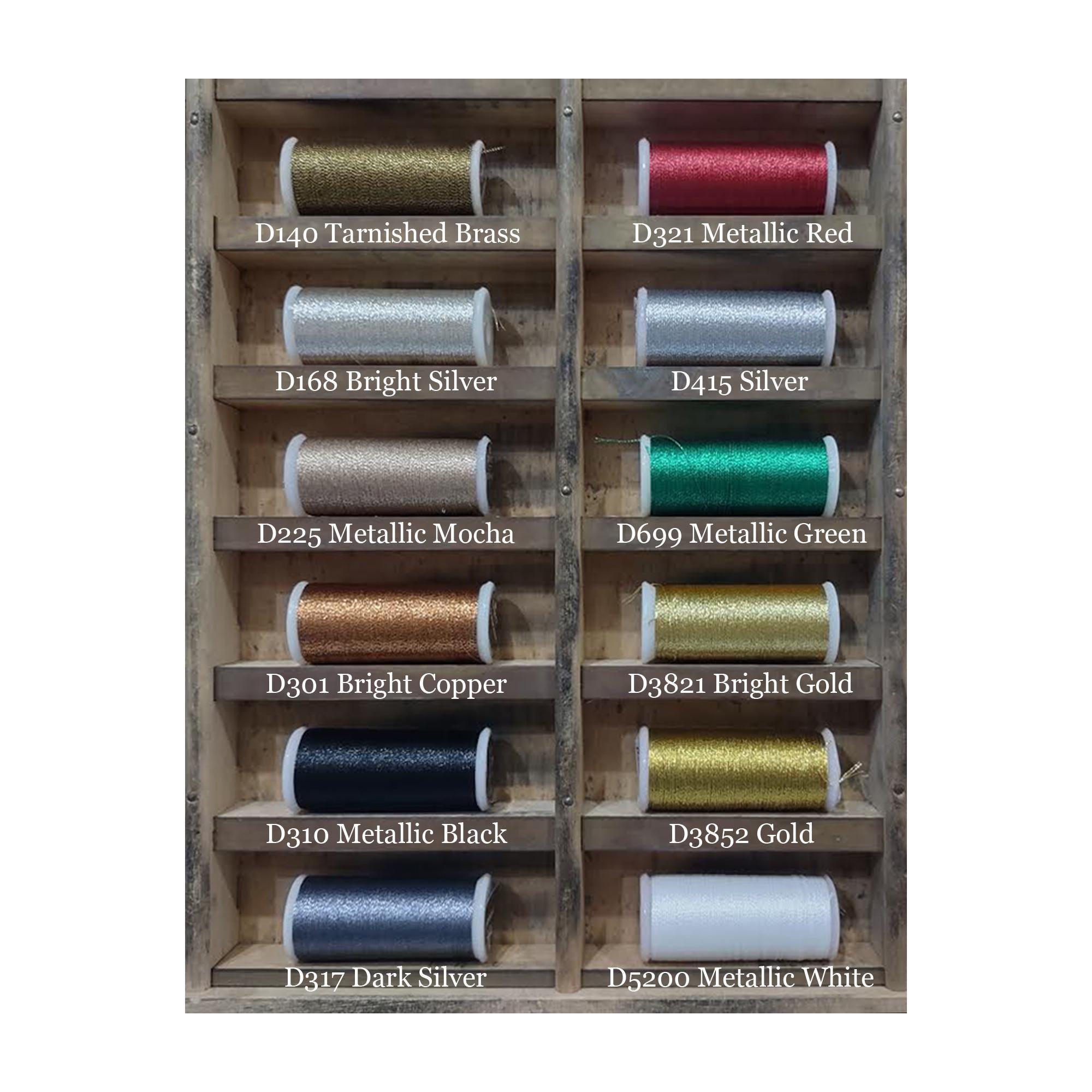 Metallic Embroidery Floss- DMC 380 Diamant Floss - All Colours