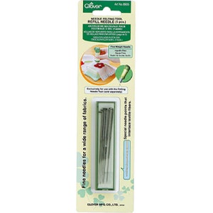 Felting Needles- Package of 5- Choose between Fine Weight (Clover 8905) or Heavy Weight (Clover 8906)