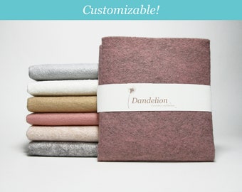 Dusty Pastel Felt Pack- 7 Sheets- Wool Blend- 9" x 12" (22.8cm x 30.4cm)