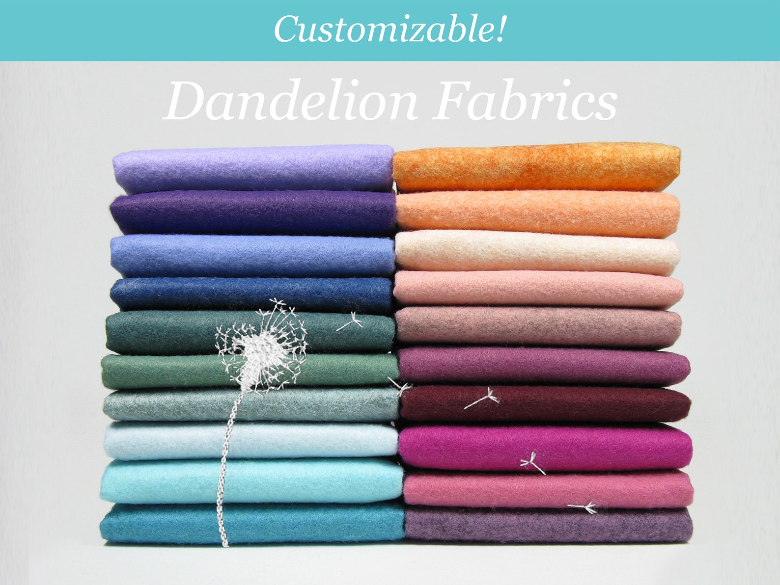 20 Piece Variety Pack of Wool Blend Felt Sheets 9 X Etsy UK