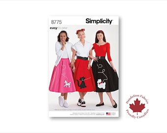 Simplicity 1427 Taglia D5-Cartamodello per Gonna in Tulle a 3 Lunghezze- Cartamodello, Multicolore : Andrea Schewe