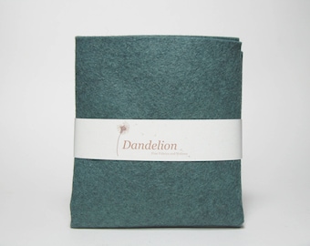 Malachite Green Felt- Wool Blend- 2 Sizes Available