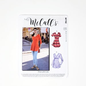 McCall&#39;s Pattern- T-shirt with flared hemline- Sizes 8-16