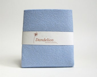 Icy Blue Felt- Wool Blend- 2 Sizes Available