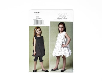 Vogue Pattern- Child's Pouf Dress or Tunic with Leggings