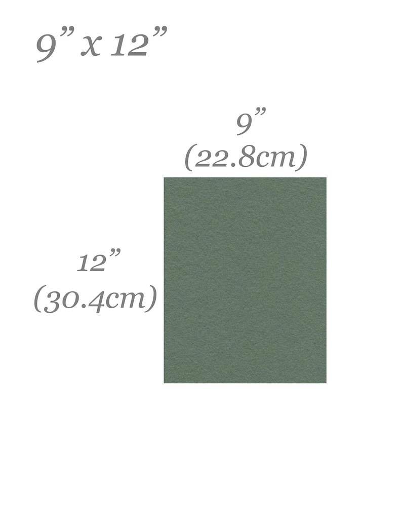 May include: A solid green square with the dimensions 9 inches by 12 inches, or 22.8 centimeters by 30.4 centimeters.