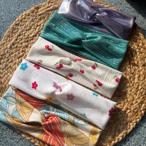 Colorful Twist Headbands | Hair Accessories for Women and Kids | Soft and Stretchy