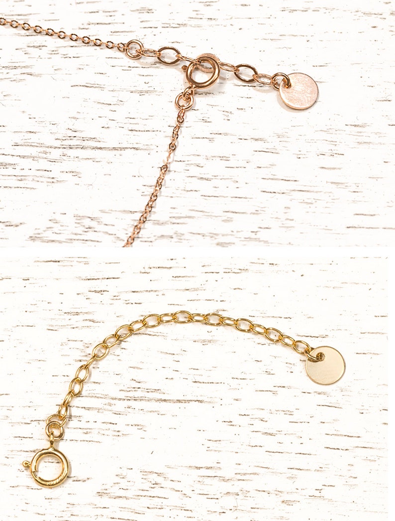 Necklace Extender / Removable Extender Silver Necklace Gold Etsy