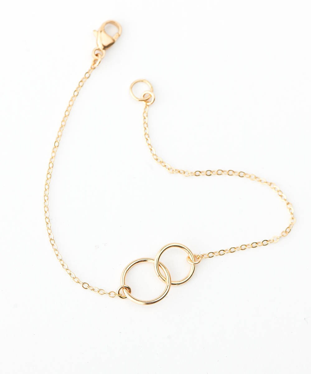 Linked Circle Bracelets Friendship 