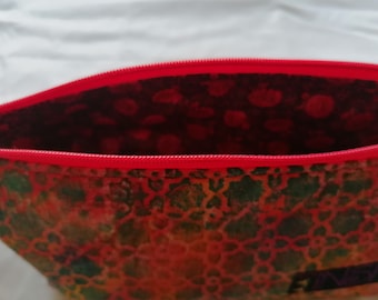 Gelli printed Fabric pouches, 3 designs to choose from, all unique