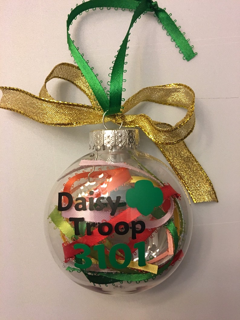 Personalized Girl Scout Ornament-christmas Ornament-troop - Etsy