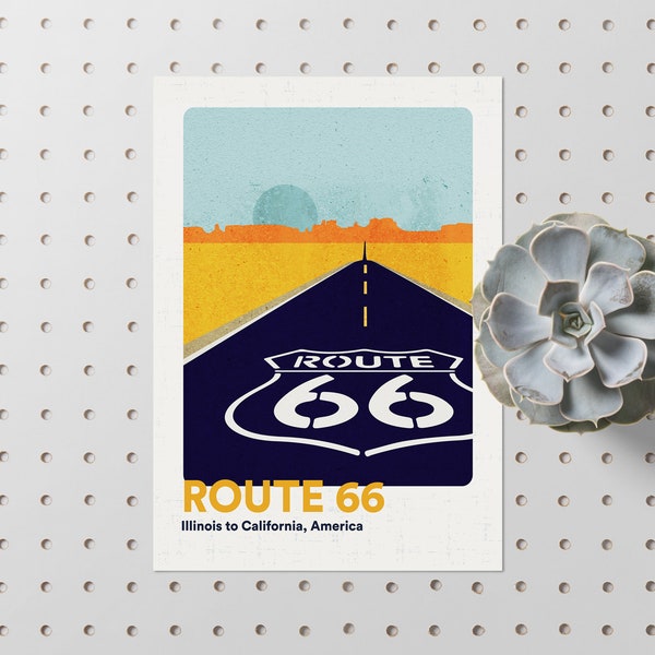 Route 66 Travel Posters // America Wall Art Prints