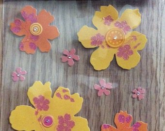 Floral multipack stickers
