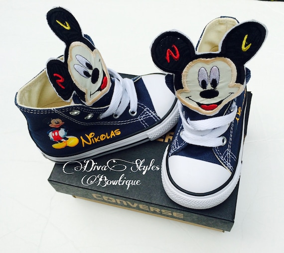 converse bambino topolino occhi