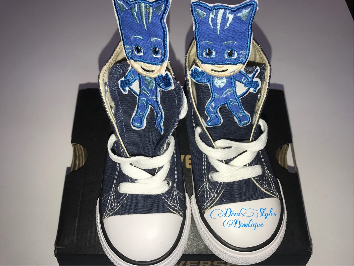 Catboy Converse Catboy Shoes PJ Mask Converse Owlette Etsy