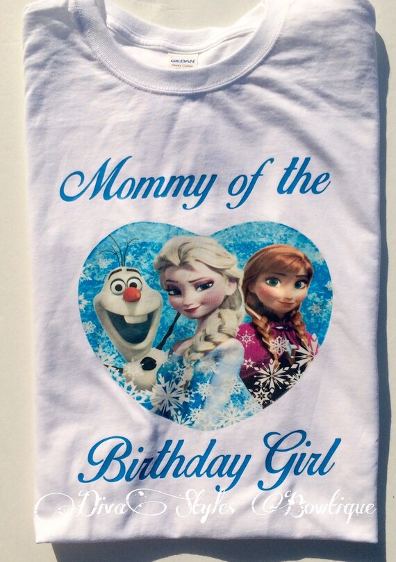 frozen birthday shirt