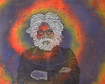 Jerry Garcia, 36 x 24 inches.