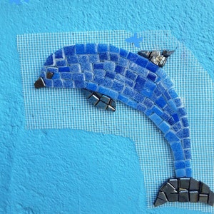 mosaic dolphin,mosaic decoration,mosaic wall galden ,garden decoration,