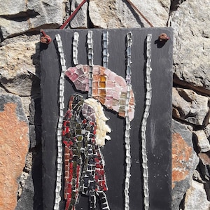 Mosaic wall art,handmade mosaic,mosaic,mosaic decoration,mosaic panel,mosaic gift
