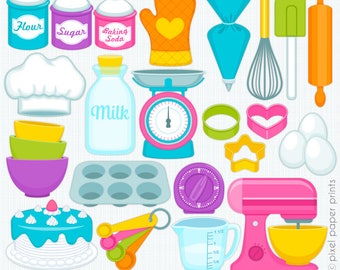 Baking clipart- Digital Clip Art - Personal and commercial use