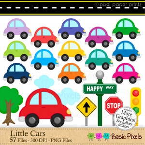 Car Clipart - Digital Clip Art - Cars - Personal and commercial use