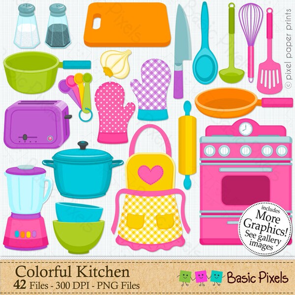 Kitchen Clip Art Etsy
