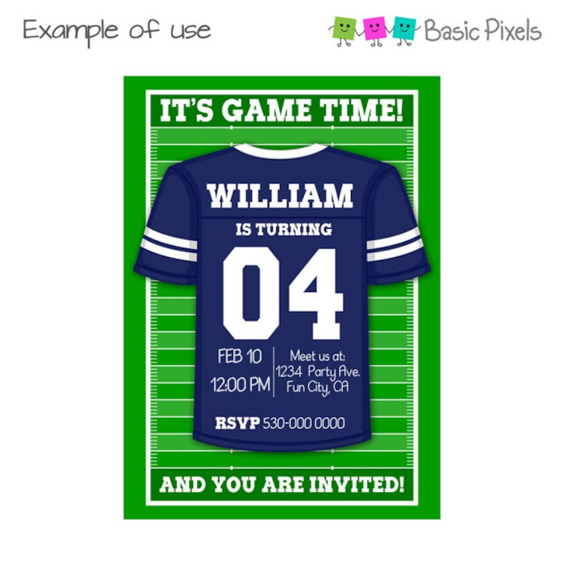 Football clipart Digital Clip Art Football helmet and jersey Personal and commercial use image 9