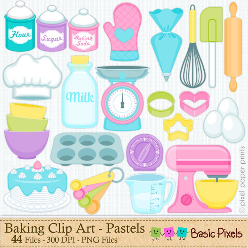 Kitchen Clip Art Baking clipart commercial use image 1