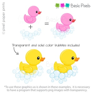 Rubber duck clipart Digital Clip Art Personal and commercial use image 3