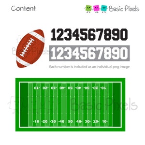 Football clipart Digital Clip Art Football helmet and jersey Personal and commercial use image 5