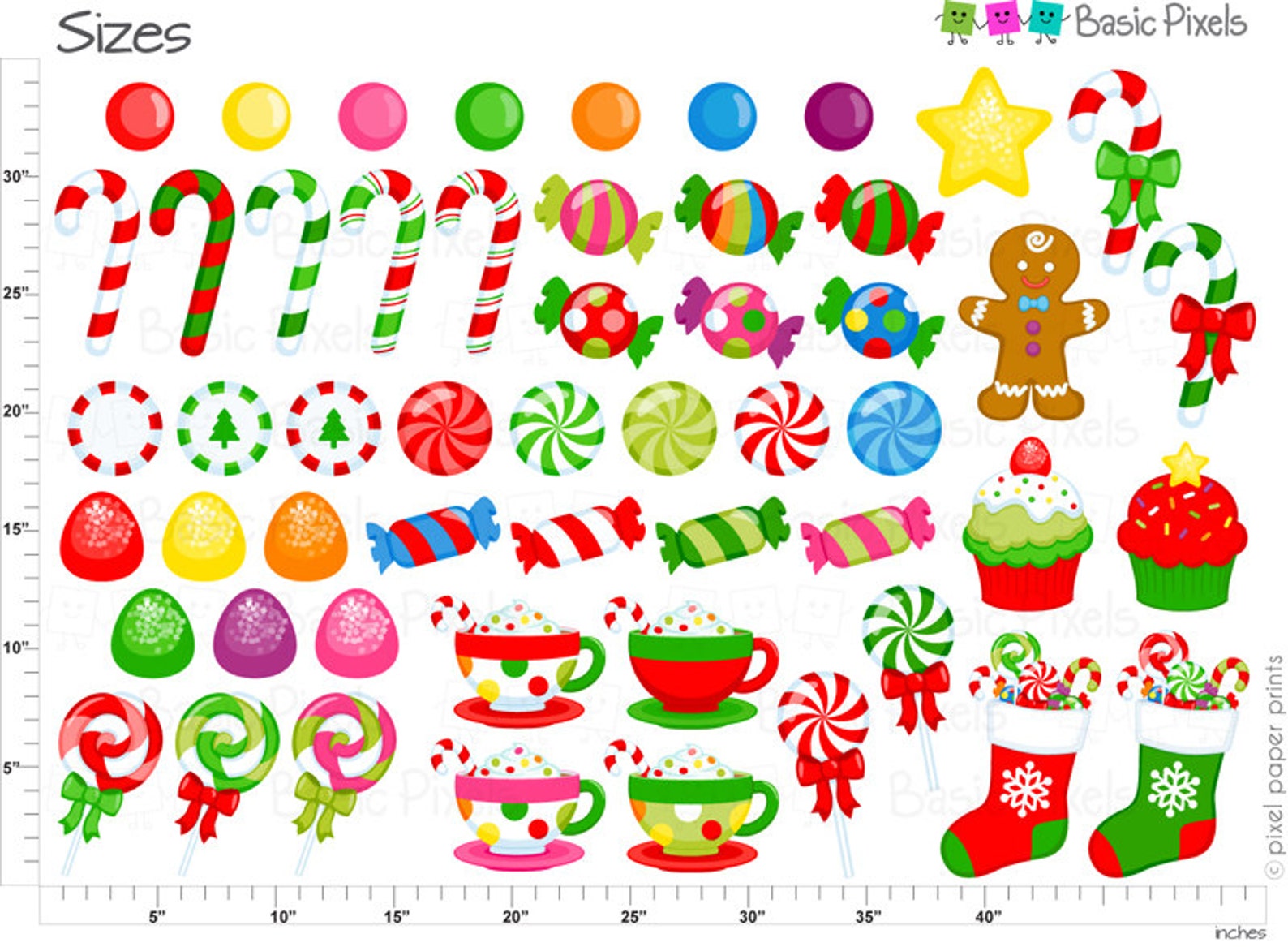 Christmas Candy Clipart
 Christmas Candy Clipart Digital Clip Art Christmas