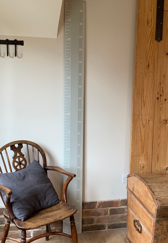 Wooden Ruler Height Chart